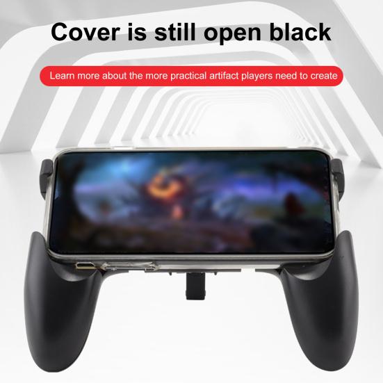 Держатель для мобильного телефона Нескользящий Эргономичный Функция растяжения Удобный Кронштейн для управления четырьмя пальцами ABS Подставка-джойстик для игр на мобильном телефоне для прямых трансляций