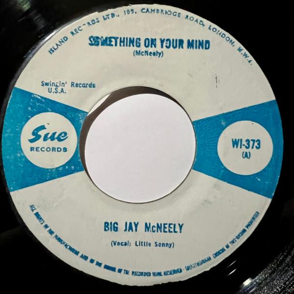 7-дюймовая пластинка BIG JAY MCNEELY Something On My Mind WI373 Sue Records Jamaica SoulFunk Б/у