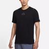 Nike Вязаная спортивная повседневная футболка Dri-Fit, мужские топы, черная DJ7816-010