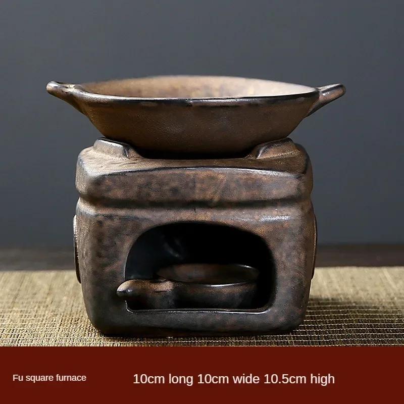 Аромалампа с ложкой для свечи Современный керамический аромадиффузор для ароматерапии, подставка для восковых кубиков, аромалампа для спальни