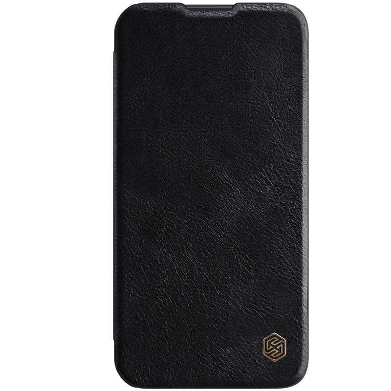 NILLKIN Для iPhone 13 Pro Max со сдвижной крышкой для защиты камеры, кожаная книжка-чехол Для Apple iPhone 13 Pro 5G (2025) случай