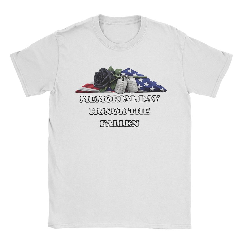 Unisex Unisexs Tshirt Memorial Day Patriot Awesome 100 Cotton Tees Remember And Honor T Shirt O Neck Tops Birthday Gift