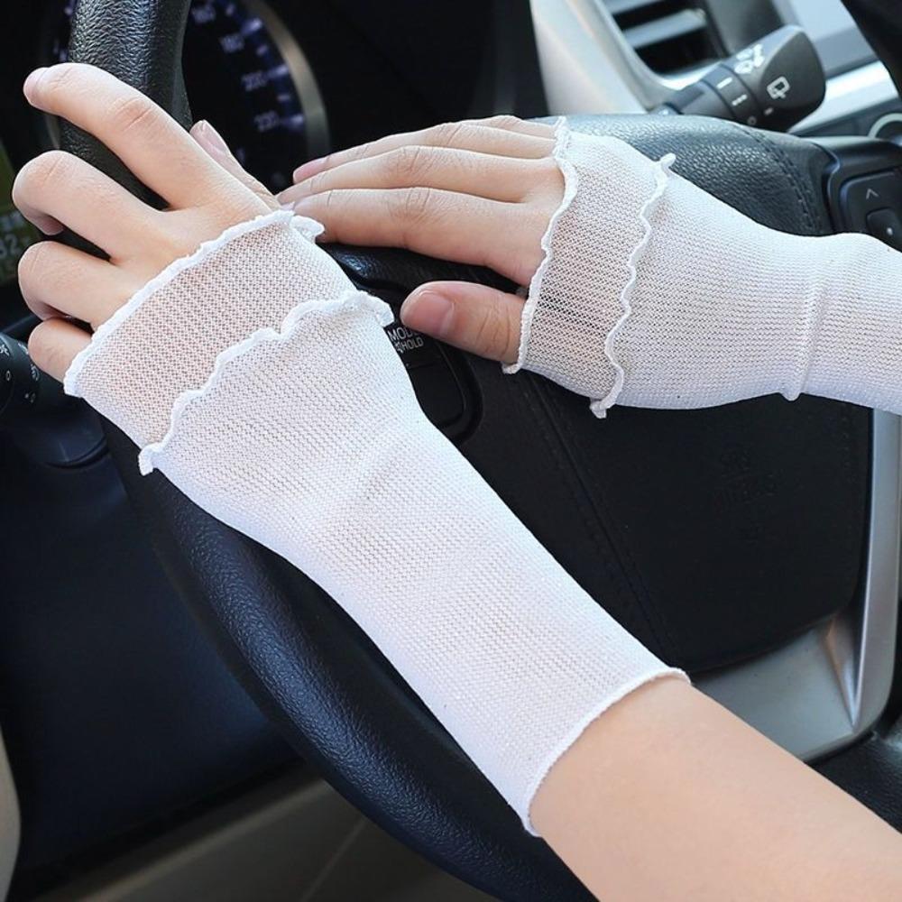 Кружевные нарукавники с оборками Цветочный браслет Новый рукав для руки Женские