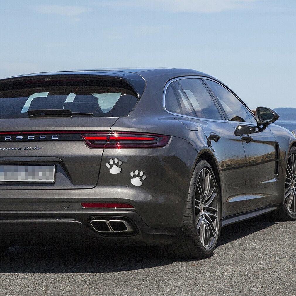 Автомобильная наклейка крутой дизайн лапа 3D животное собака кошка медведь отпечатки ног след 3 м наклейка автомобильные наклейки для авто мотоцикла