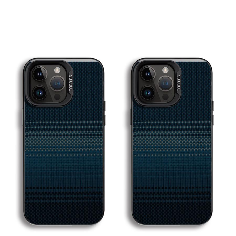 Крутой чехол с узором из углеродного волокна для iPhone 17 Pro Max 16 15 11 12 Pro Air 14 Plus 13 Чехол для телефона