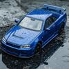 CNAUID1 JDM 1:32 Ниссан Скайлайн GTR R34 Модель Игрушечной Машинки Литая Модель Транспортного Средства Миниатюрная Симуляция Детские Коллекционные Предметы Украшения Праздничные Подарки