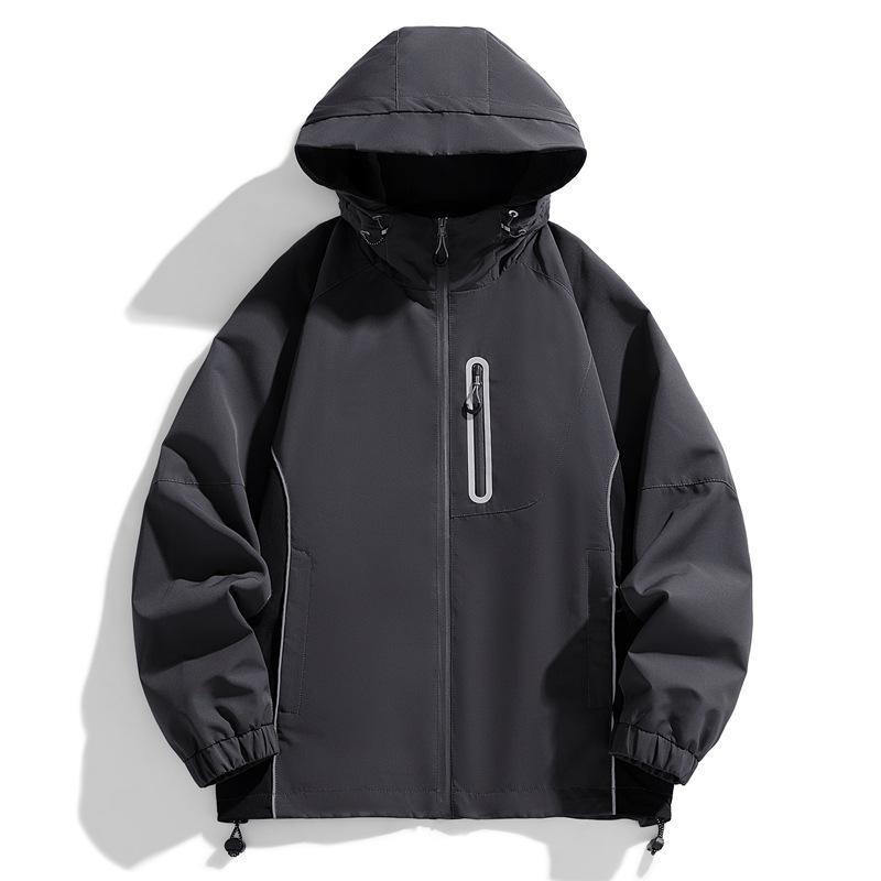 Осенняя новая мужская куртка, модная свободная повседневная куртка для альпинизма, водонепроницаемая куртка