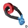 55000lbs Outdoor Off-road Vehicle Winch Rope Synthetic Soft Shackle Set Rugged Rescue Snatch Shackle With Protective Sleeve