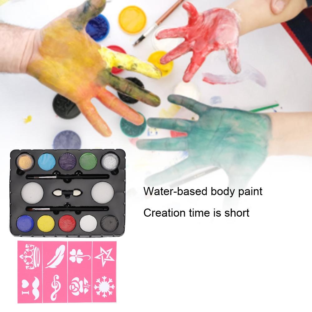 Face Paint Cosplay Makeup Kit Professional DIY Face Painting Kit Body Paint Set