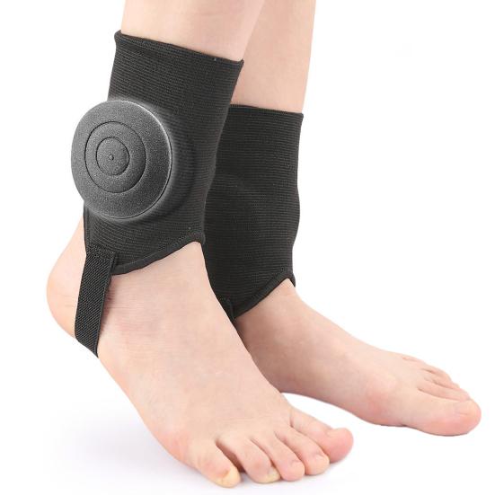 1 Pair Soccer Ankle Guards Protector Breathable High Elastic Shockproof Friendly To Skin Sports Ankle Support Braces
