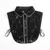 43 Styles Fake Collar Stand Lapel Shirt Detachable Collar Women Lace Floral False Collar Half Shirt Blouse Faux Col