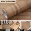 5 метров, наклейка под дерево, наклейки для реставрации шкафа, контактная бумага, самоклеящиеся обои, водонепроницаемые, текстурированные обои, Широко а