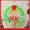 Hanging Christmas Wreath Timer Function Xmas Decorations LED Christmas Decorations  Wall