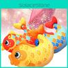 Plush Fish Koi Toys 2025 New Year Gifts Cartoon Fill Doll Mascot Xmas Ornament