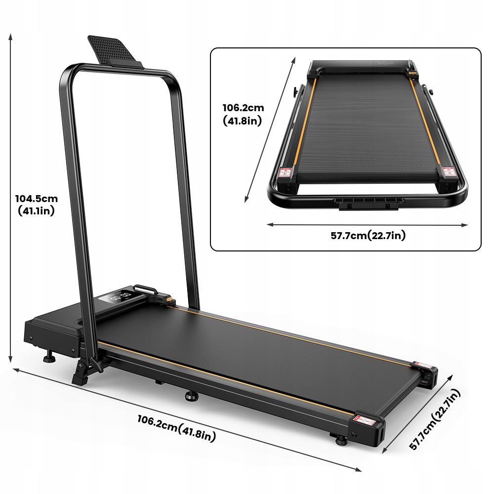 Quiet Folding FT41-DZ Electric Treadmill 1-10km/h 8% Incline Up to 100kg