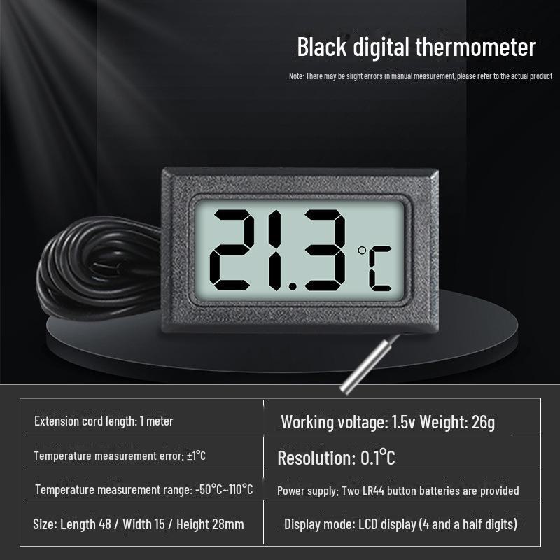 Высокоточный светодиодный аквариумный термометр для аквариумов