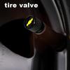 4pcs Car Wheel Tire Valve Caps Aluminum Airtight Covers Fit Chevrolet Silverado Impala Malibu Equinox Cruze Camaro Blazer Aveo