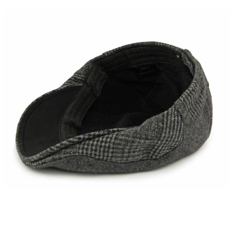 Осенне-зимняя флисовая шапка, мужской берет, британская прогрессивная шляпа, ретро-кепка, шерстяная шляпа