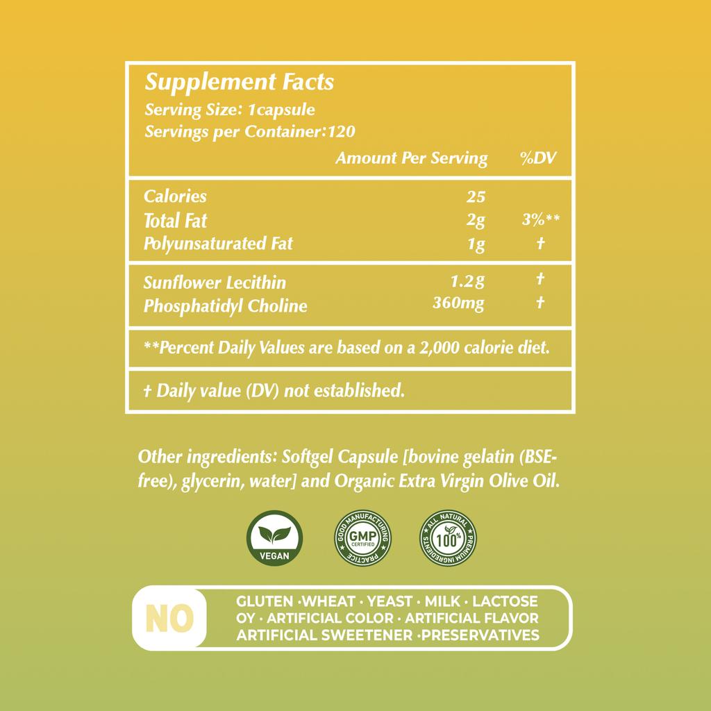 Sunflower extract capsules, each serving contains 1200 mg, a potent formula suitable for both men and women.