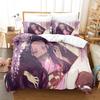 Anime Demon Slayer Bedding Set Nezuko Kamado Duvet Cover Comforter Bed Linen Single Twin Full Queen Size 3d Kids Girl Boys Gift