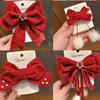 Glitter Christmas Velvet Ribbon 5 Yards Bow Ribbon Gift Box Packaging Ribbon  Wrapping
