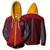 NP Last Airbender APPA Cosplay Zipper Up Hooded Sweatshirt Casual Hoodie Anime AVATAR Costume Thin Jacket