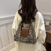 Chic Leopard Print Tote Bag For Women Large Capacity Stylish Shoulder Bag
