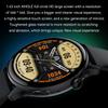HK85 1.43-inch AMOLED Screen Smart Watch Heart Rate Monitoring Bluetooth-compatible Calling Sports Watch