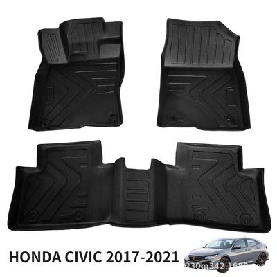 Водонепроницаемые ТПЭ коврики в салон автомобиля для Honda Civic 2017-2021 - Полное покрытие, Для конкретной модели автомобиля
