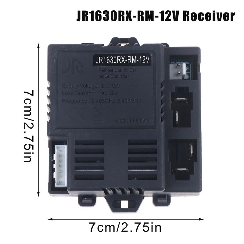 HMA76-JR1630RX/JR1630RX-12V Children's Electric Vehicle Receiver 2.4G Remote Control For Kids Electric Car Toy Replacement Parts