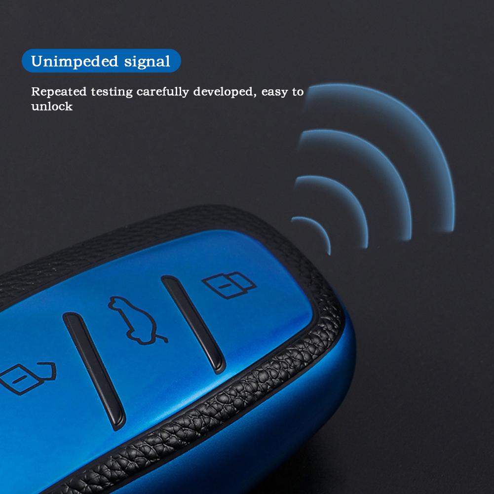 Новый чехол для автомобильного ключа из ТПУ кожи для Roewe RX5 I5 I6 RX3 RX8 ERX5, чехол для ключа, защитный чехол для брелока MG ZS EV MG6 EZS