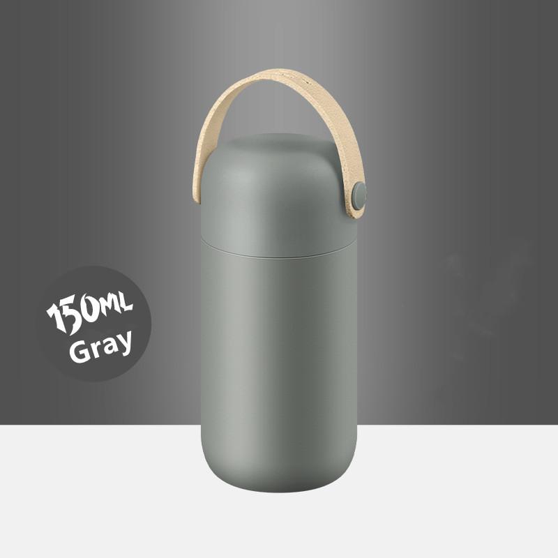 150 мл Мини-термос из нержавеющей стали 304, модная портативная карманная термокружка для кофе и чая, термос для воды, стакан