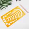 K Resin Template Ruler Stencil Measuring Tool For Drawing Many Size Round