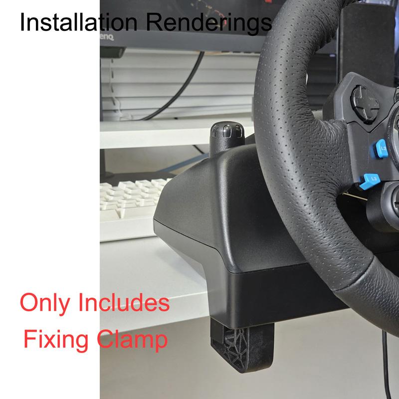 Game Steering Wheel Fixing Clamp for Logitech G25 G27 G29 Plastic Clip G920 G923 Driving Force GT DFGT Table Clamp Original Part