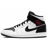 Женские кроссовки Air 1 Mid 'White Black' Jordan BQ6472-101
