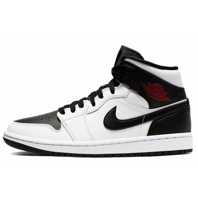 Женские кроссовки Air 1 Mid 'White Black' Jordan BQ6472-101