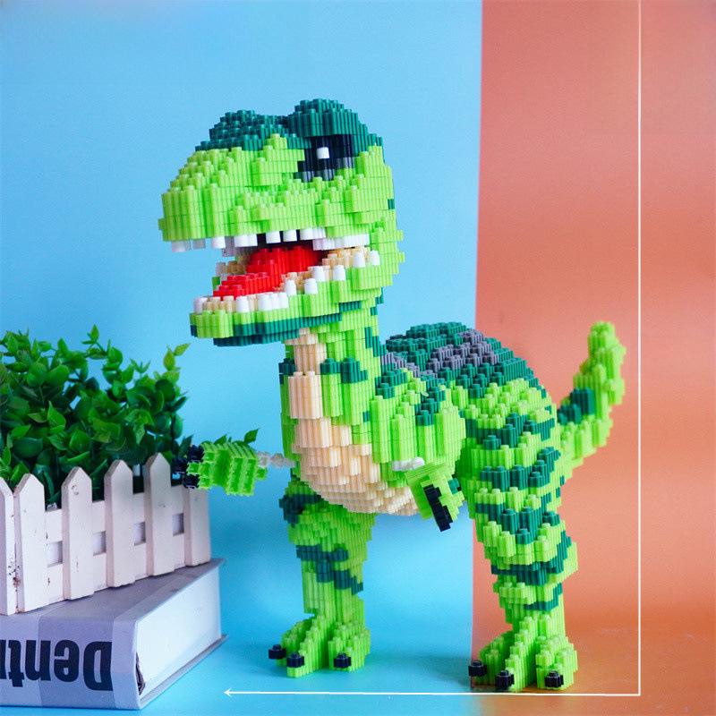 Чао Ле Сен Образовательные Динозавры Строительные Блоки для Мальчиков - Yoshi Puzzle Ornaments