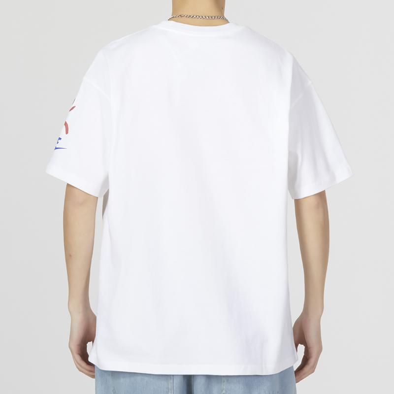 Nike Футболка M Nsw M90 Oc Pk 4 Sust с принтом логотипа алфавита, повседневная футболка с круглым вырезом и короткими рукавами, мужские топы, белые DZ2851-100