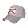 State Flag of Florida Baseball Cap Designer Hat foam party Hat Fishing cap Sunscreen Women Unisexs