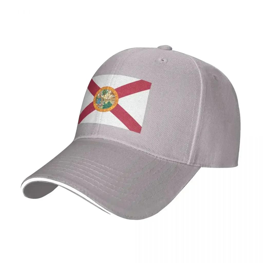 State Flag of Florida Baseball Cap Designer Hat foam party Hat Fishing cap Sunscreen Women Unisexs