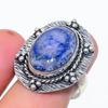 Lapis Lazuli Gemstone 925 Sterling Silver Jewelry Ring Size 8