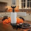 Wooden Spider Web Paper Rack Countertop Gothic Roll Dispenser Halloween Towel Holder  Restaurant