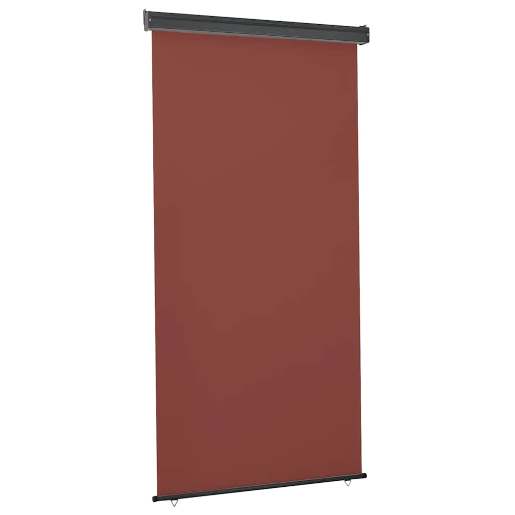 Balcony Side Awning 125 x 250 cm Brown