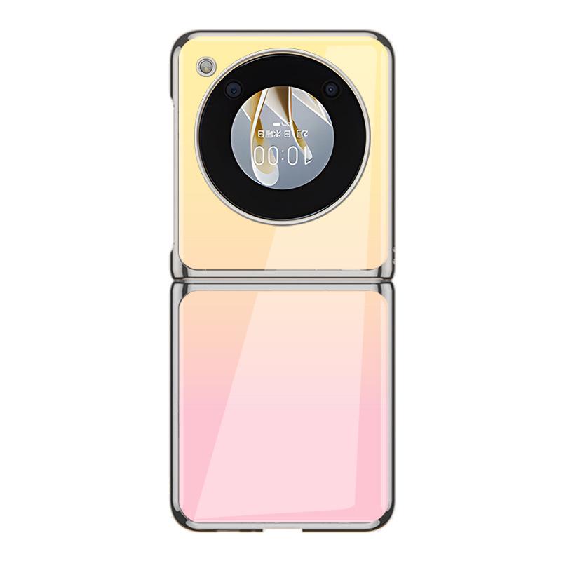 Чехол-книжка Nubia: Градиентное покрытие из гальванического стекла — креативный дизайн без слов