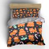 Gingerbread Cats and Sweets Bedding Duvet Cover Set Duvet Cover Pillowcases  (1*Duvet Cover 2*Pillowcases, without duvet insert)