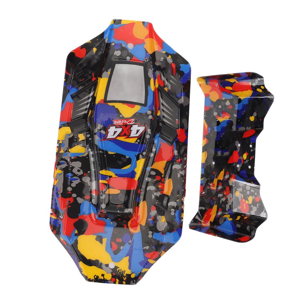 Replacement RC Car Shell Cover RC Spare Parts Body Shell Tail Wing Compatible for WLtoys 124007 RC C