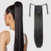 Synthetic One Piece Ponytail Tied In Hair Extensions Wig Tied Ponytail Hair Extensions for Women