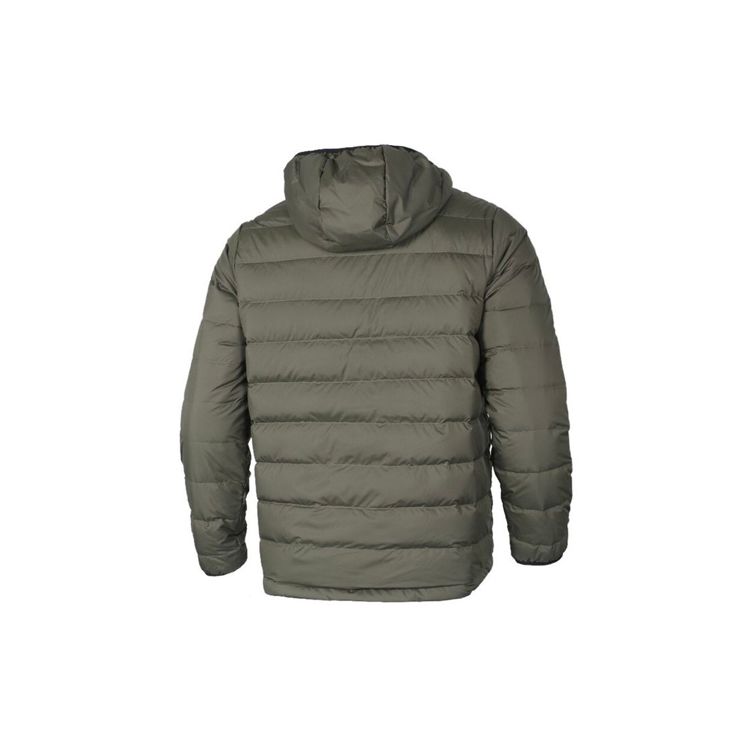 Nike Warm Casual Sports Hooded Down Jacket Men Outerwear Green AT3911-325