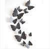 New Gossip Girl Same 12Pcs/Set 3D Butterfly Wall Stickers Living Room Butterflies Decors For Home Fridge Decoration