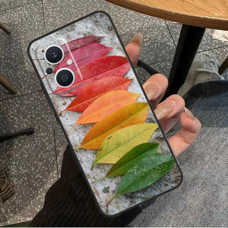 Colorful Leaves Case For OPPO Reno 10 Pro 4 5 6 7 8 Lite 8T 4Z 5Z OPPO Find X5 Lite X2 X3 Neo X6 Pro Cover